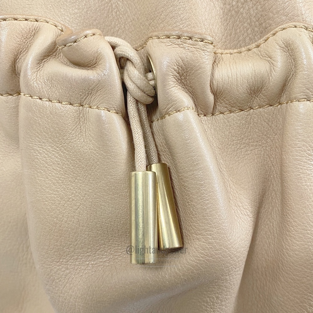 Donna Karen Collection Leather Bag - Cream Vintage - Picture 3 of 14